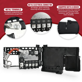 FQRANBO ABS housing texture close-up showing heat and impact durability