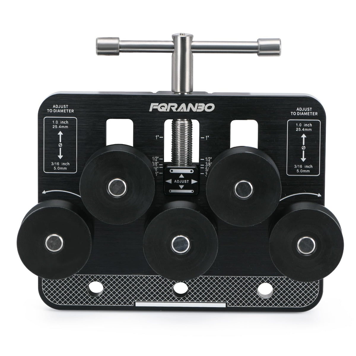 FQRANBO front view showing compact straightener for quick repairs and portability