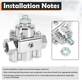 FQRANBO installed under hood on carbureted engine demonstrating in-vehicle fit