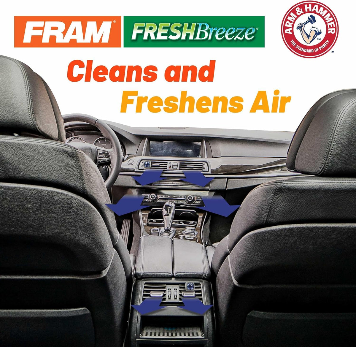 FRAM filter pleat and edge seal detail to show secure fit and durability