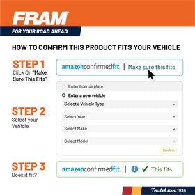 FRAM product label and part number CA9683 for confident purchase