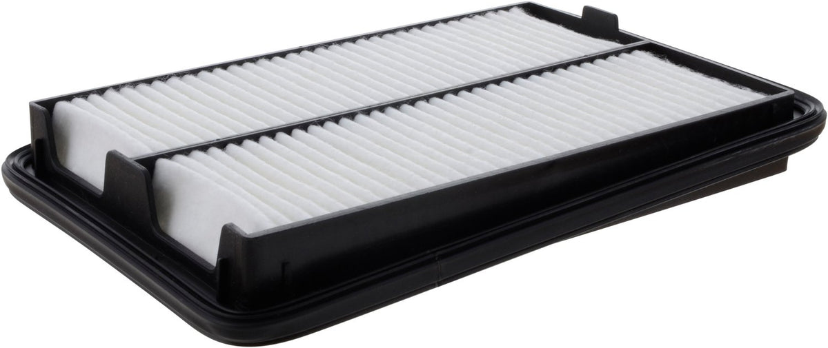 FRAM filter side profile highlighting perimeter seal for secure fit