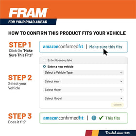 FRAM filter texture and edge seal close-up ensuring proper airflow benefit