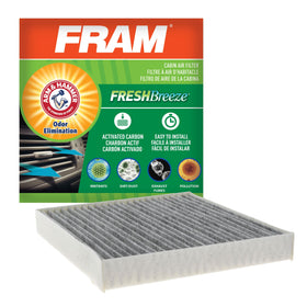 FRAM Fresh Breeze front packaging showing brand and model benefits