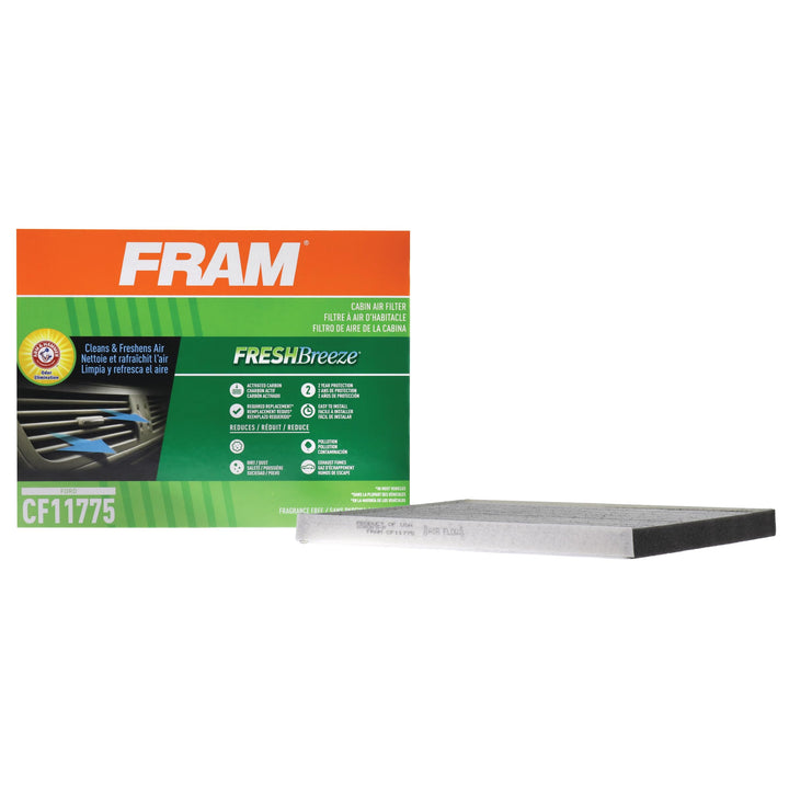 FRAM front view CF11775 showing shape and fit for quick identification and correct purchase
