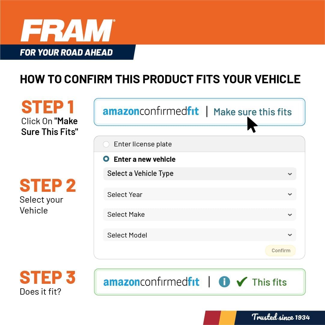 FRAM inside vehicle interior illustrating fresher cabin air benefit