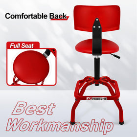 FreekyFit swivel action in workshop enabling easy seated rotation