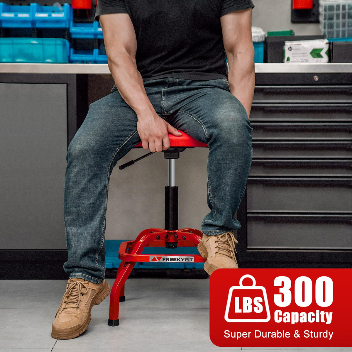 FreekyFit backrest detail highlighting lumbar support for comfort