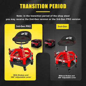 FreekyFit mechanic seated on stool using tools in garage demonstrating workflow benefit