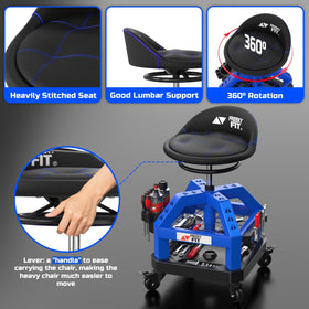 FreekyFit pneumatic height-adjustment piston demonstrating easy seat height customization