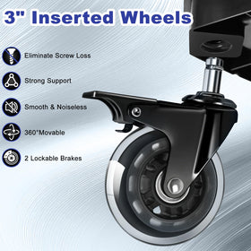 FREEKYROCK heavy-duty casters and reinforced base for smooth rolling movement