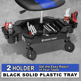 FREEKYROCK pneumatic height adjustment lever demonstrating quick seat changes
