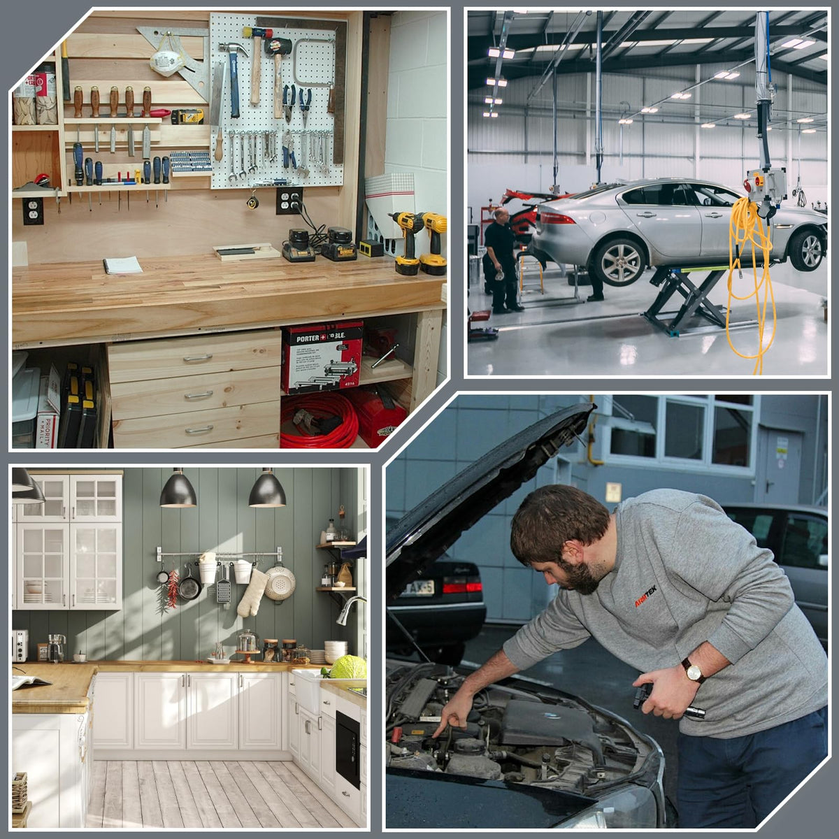FREEKYROCK label and angle-steel frame detail highlighting durable construction