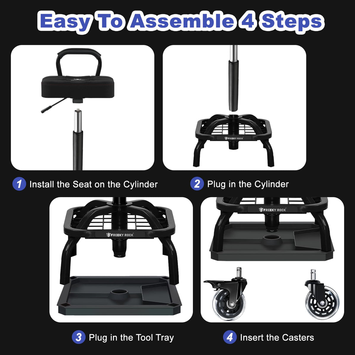 FREEKYROCK stool next to measuring tape demonstrating seat diameter and scale