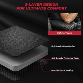 FREESOO elastic strap detail securing cover for a stable fit