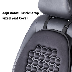 FREMONT AUTO rubber granule backing detail preventing slip and protecting seat