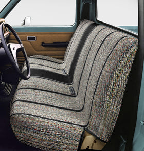 FREMONT AUTO front view showing full bench cover and upgraded interior appearance