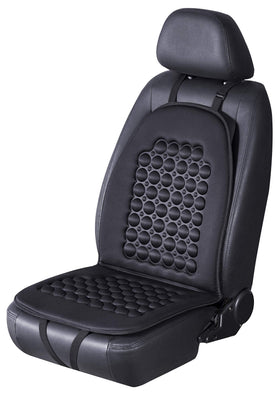 FREMONT AUTO front view seat cover showing fit and clean protection benefits