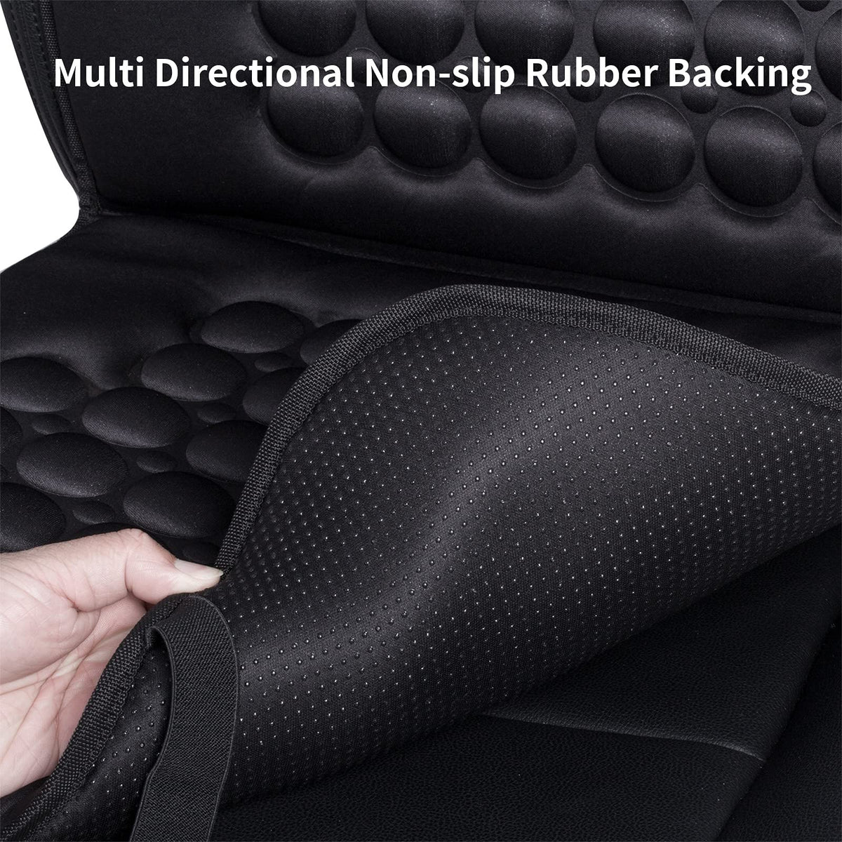 FREMONT AUTO elastic band and buckles detail for quick secure installation