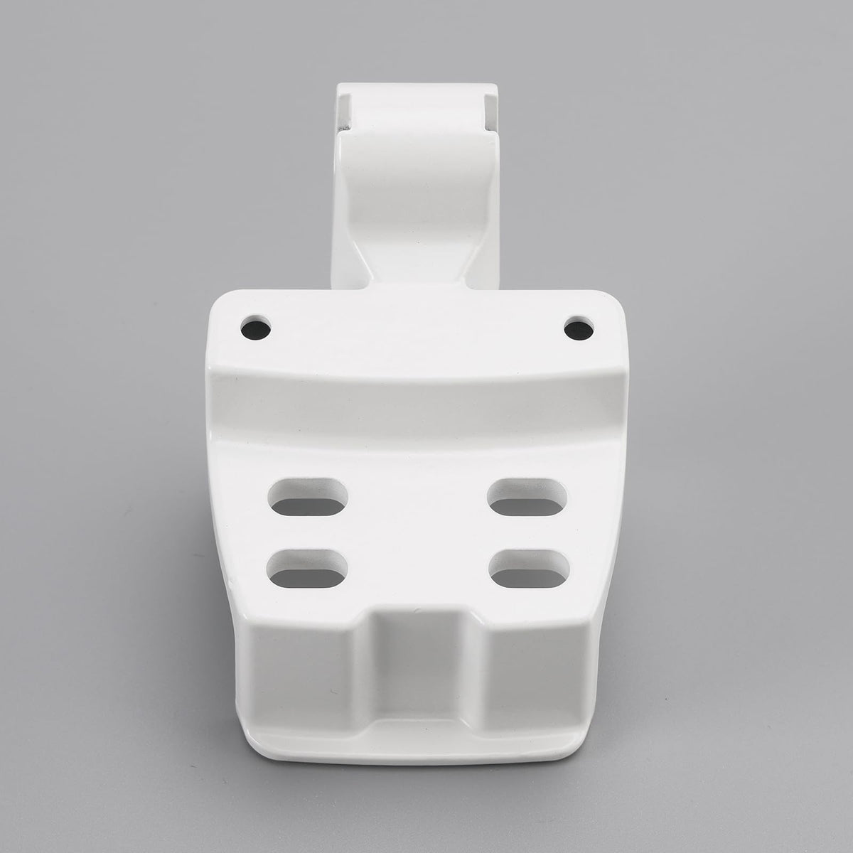 Frezon bracket installed on RV exterior provides secure awning hold