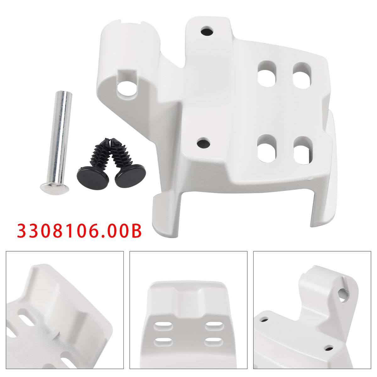 Frezon bracket polar white finish texture resists weathering