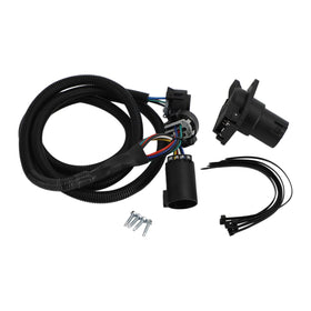Frezon front 7-pin receptacle showing easy hitch access and secure connection
