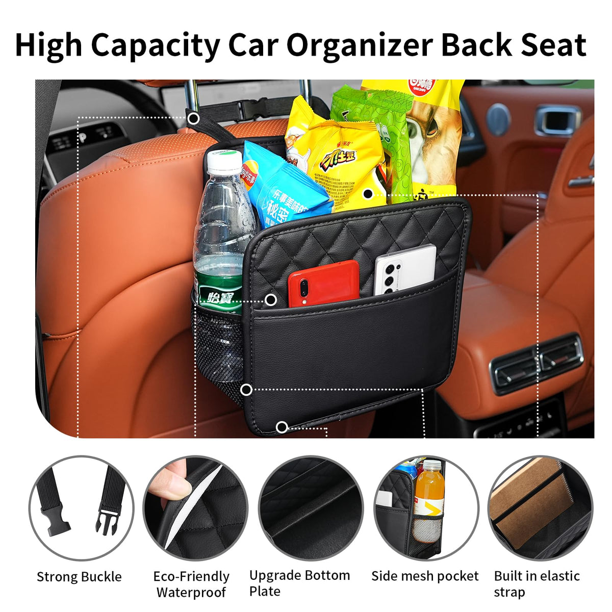 FrgKbTm organizer beside phone and wallet showing compact capacity