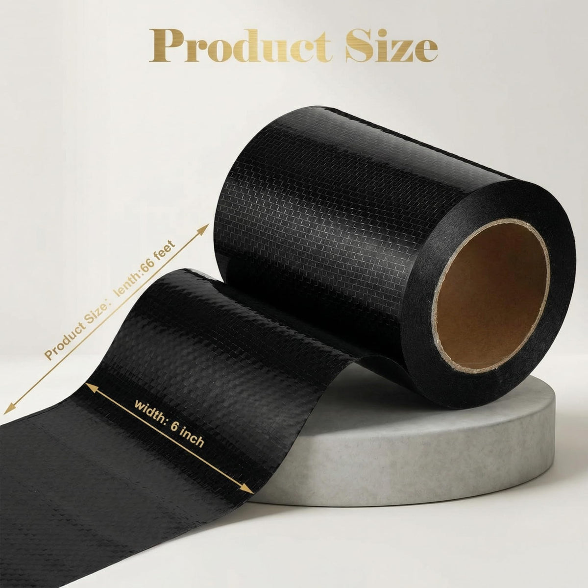 Frienda close-up of corrugated polyethylene texture for puncture resistance benefit