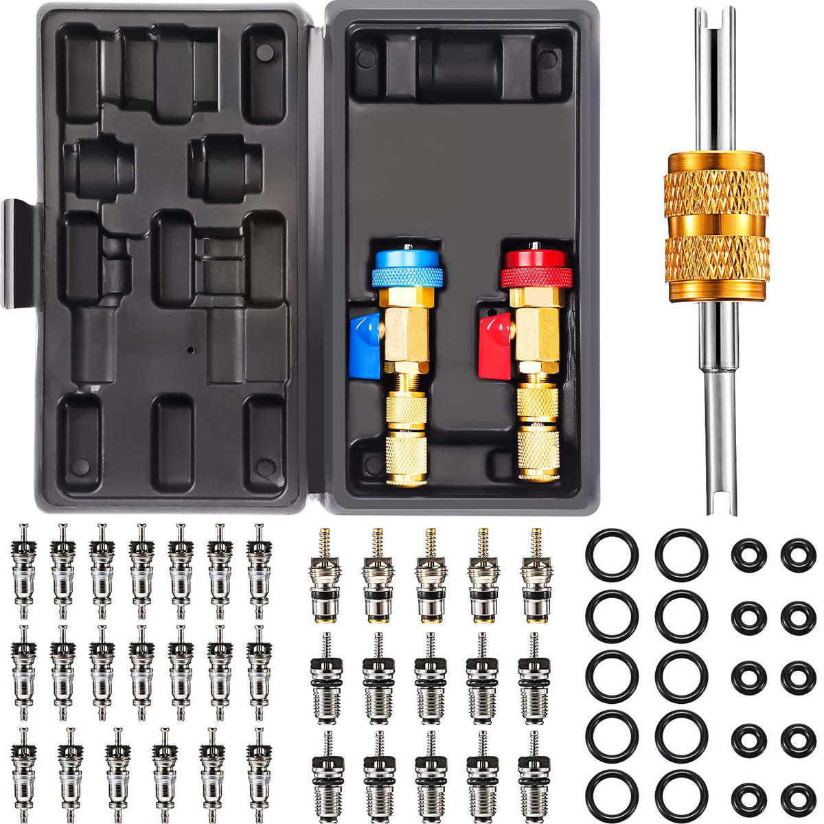 Frienda front packaging showing complete valve core tool kit and benefits