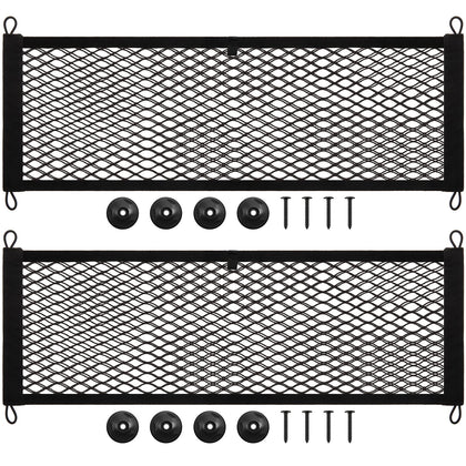 Frienda front packaging showing two 29x9.8in nets and included hardware for quick installation