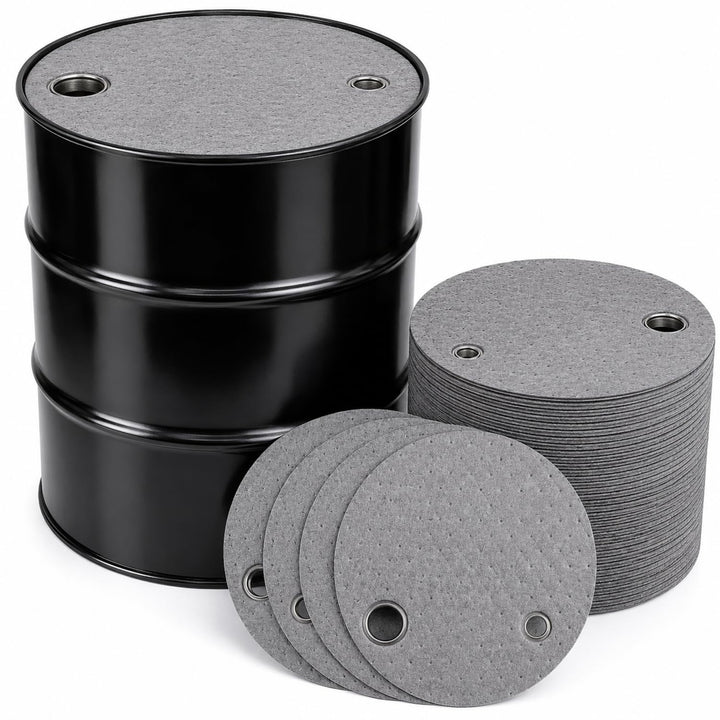 Frienda front packaging showing 25 drum-top oil pads and quantity benefits