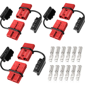 Frienda front view of six-piece connector kit showing included components and benefits