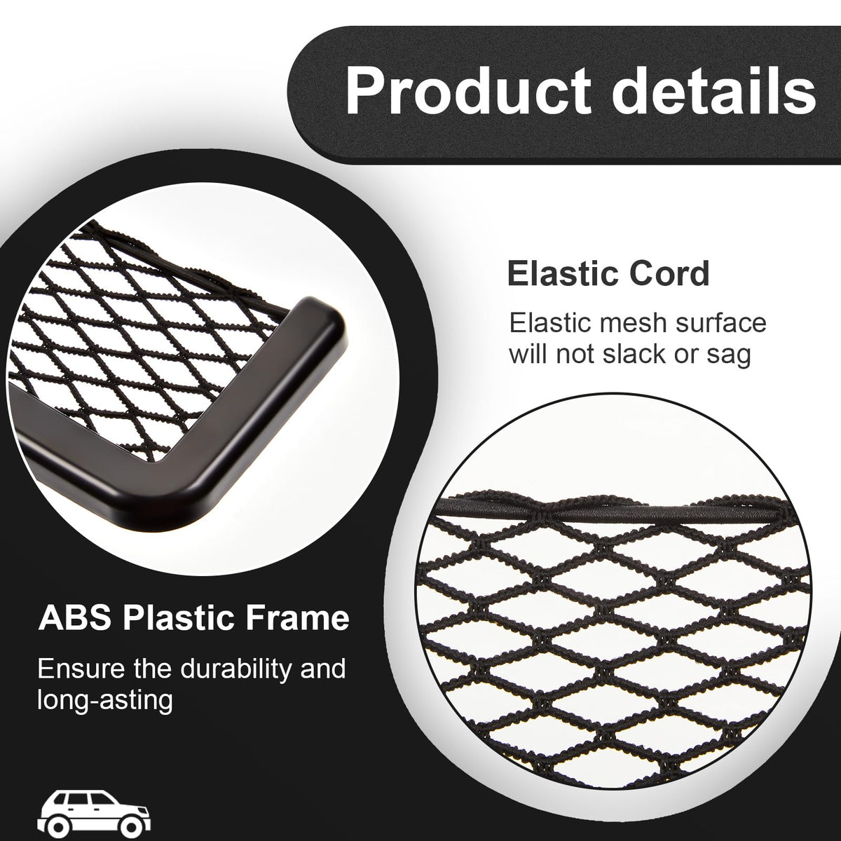 Frienda mesh texture close-up showing polyester nylon weave for breathability benefit