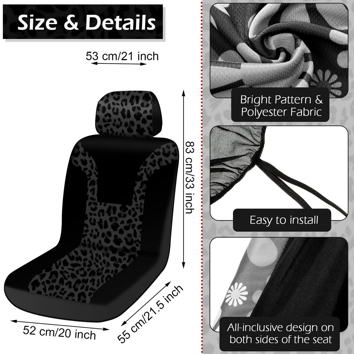 Frienda seat belt pads and wrist strap detail adding softness and reduced chafing