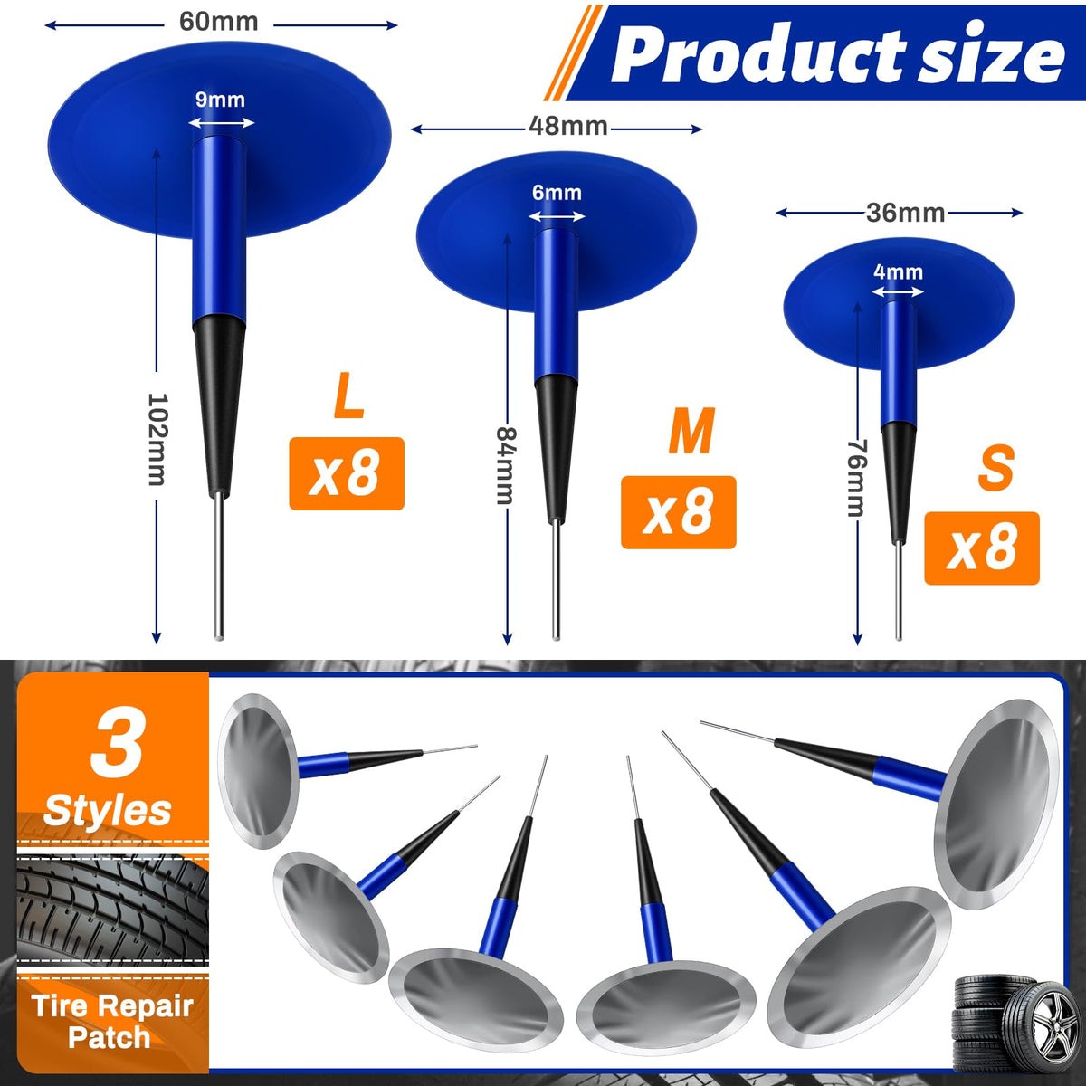 Frienda size comparison of three plug lengths for correct selection