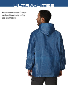 FROGG TOGGS storm flap and zipper keeping rain out for secure closure
