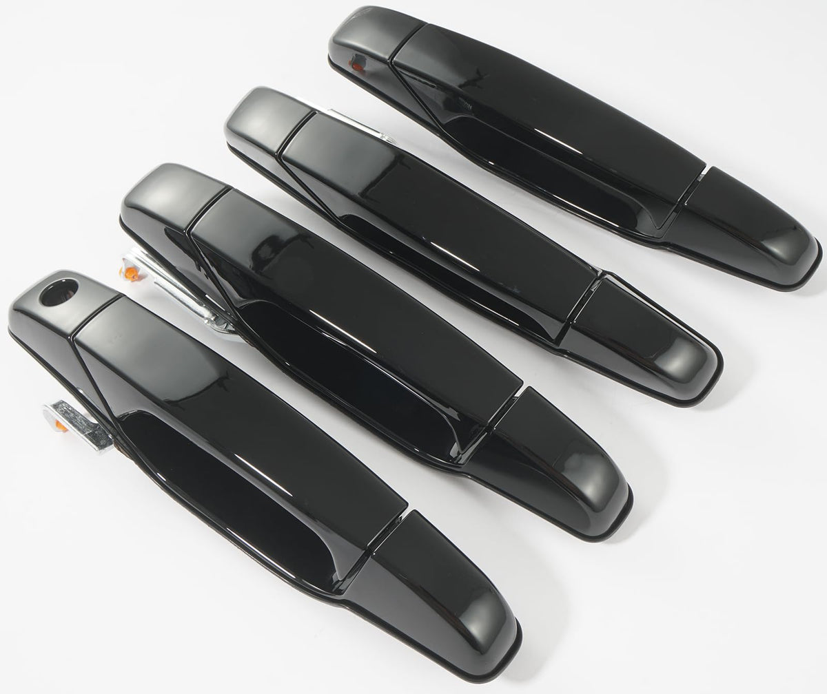 FRONEZER four handles laid out illustrating complete set and matching finish benefit