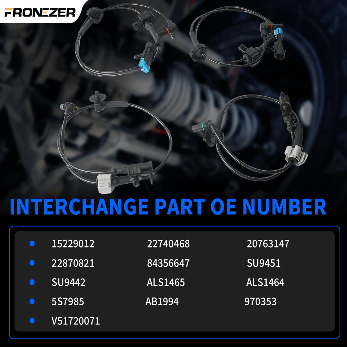 FRONEZER sensor installed at wheel hub demonstrating restored ABS