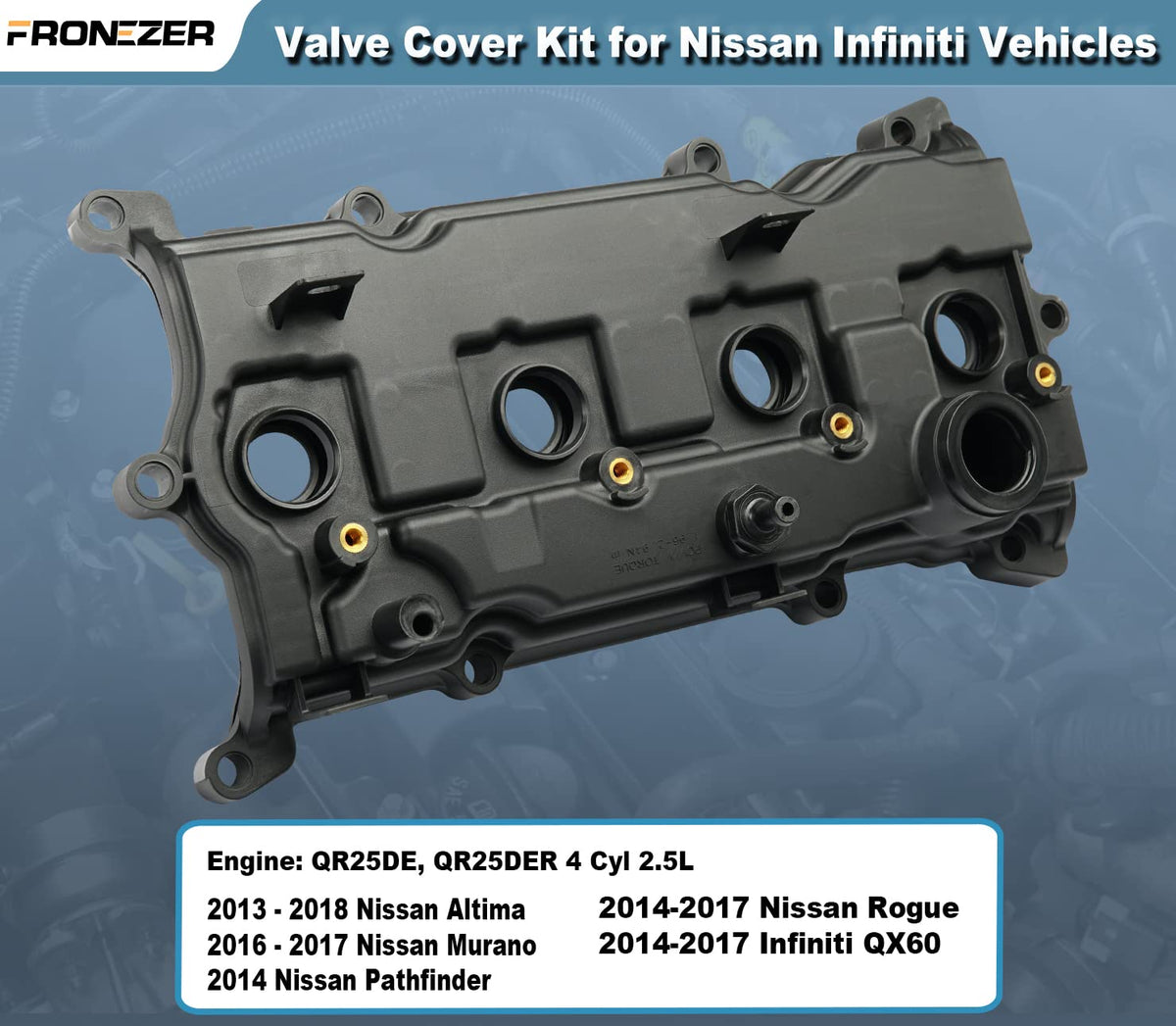 FRONEZER pre-installed PCV valve close-up improving crankcase ventilation