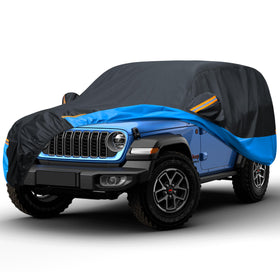 FSGRICH full front exterior cover protecting vehicle from rain and sun