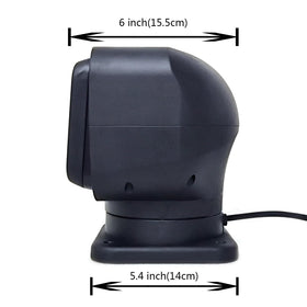 FSYF size scale with hand demonstrating compact 6-inch form factor for portability