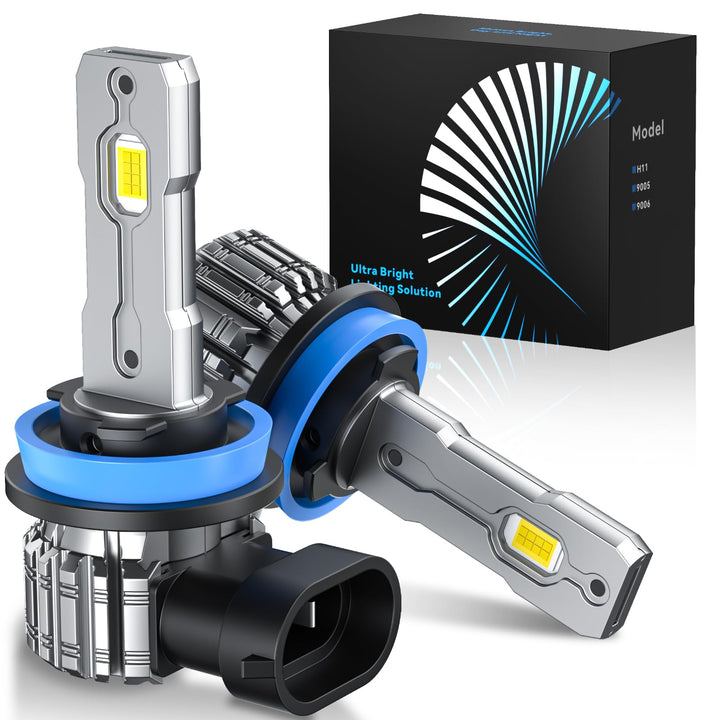 FTEVAR front packaging showcasing H11 LED bulb and benefits