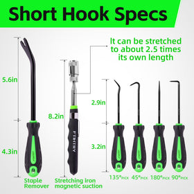 FTIHTRY telescoping tool fully extended to reach deep spaces and retrieve parts