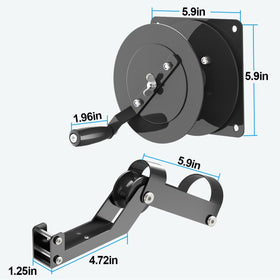 FUCNEN close-up of bow roller showing smooth rope guidance and reduced tangles benefit