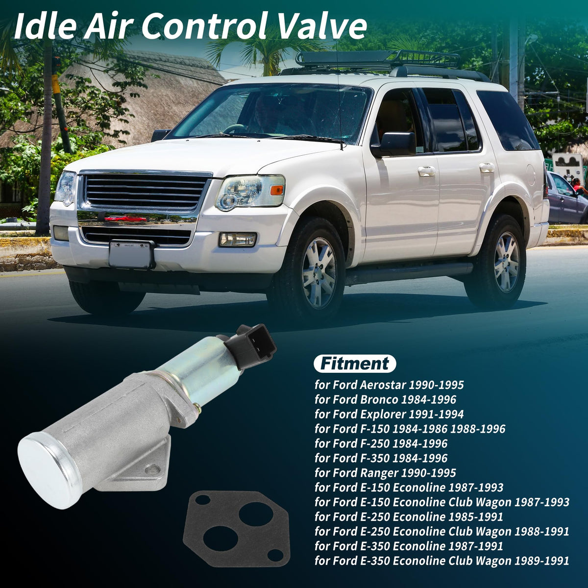 FUELHOOD valve with included gasket displayed to show complete replacement kit benefit