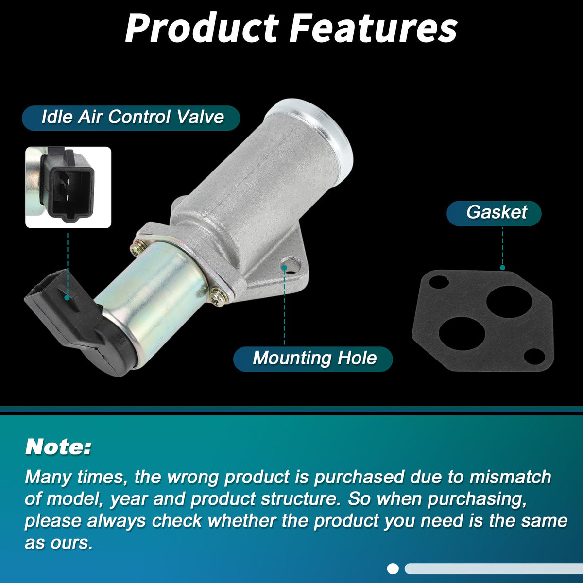 FUELHOOD installed IAC valve on a throttle body demonstrating restored idle control