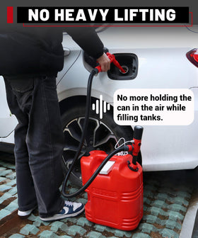 FUELIO refueling a generator outdoors for fast reliable fuel transfer