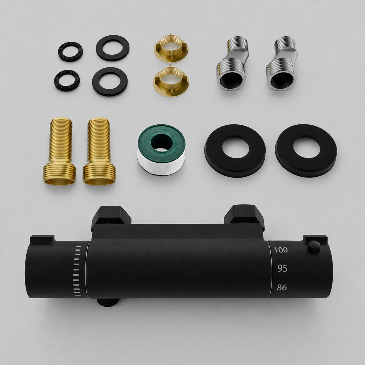 FUGO matte black finish detail resisting corrosion and enhancing style
