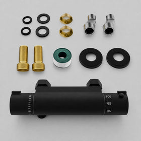 FUGO matte black finish detail resisting corrosion and enhancing style