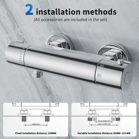 FUGO side profile of faucet highlighting low-profile design for tight spaces